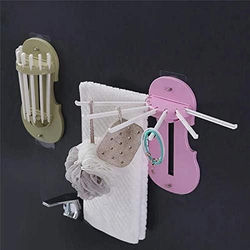 7-in-1 Multifunction Retractable Wall-Mounted Pull-Out Hanger Rack