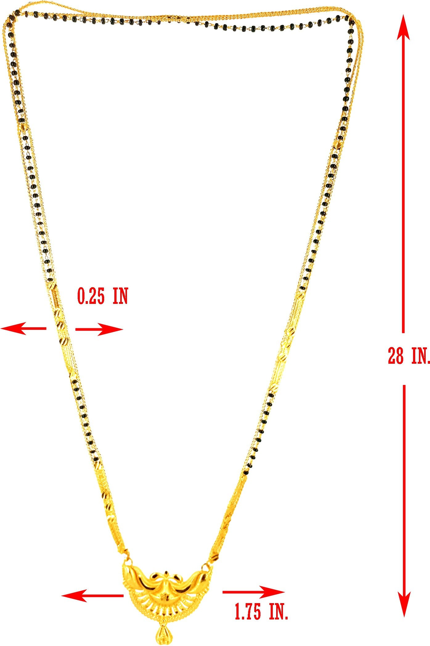 Elegant Gold Plated Mangalsutra
