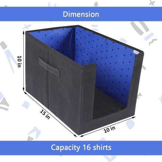 Closet Organizer-Foldable Shirts and Clothing Organizer Stackers(Pack of 2)