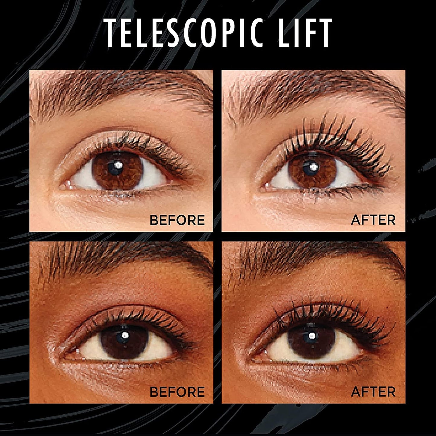 Pippal Fit Skin Mascara with Sky High Eyeliner Ultra Volume Volumizing Eyeliner for Bold And Dramatic Lashes Long Lasting Waterproof 10Gm (Pack of 1)