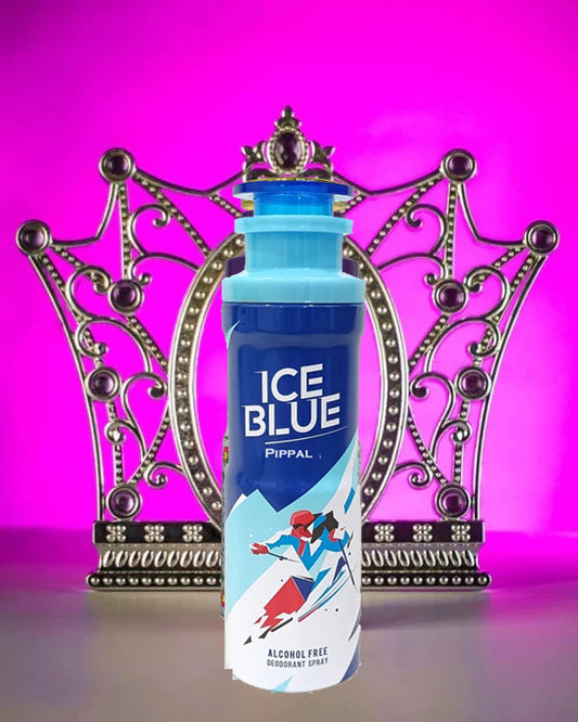Ice Blue Alcohool Free DeoDorant Spray 200ml and Ice Blue Concentrated Attar(Pack of 2)