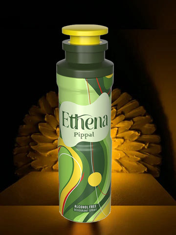 Ethena Alcohool Free DeoDorant Spray 200ml Aza 9ml Pure Perfume (Pack of 1)