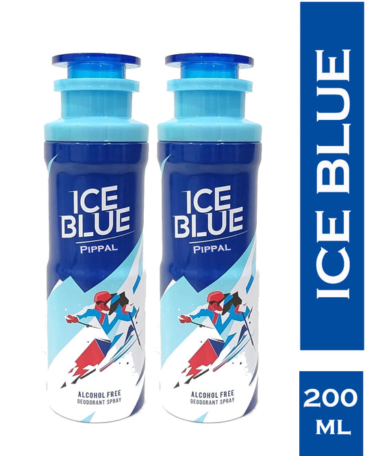 Ice Blue Alcohool Free DeoDorant Spray 200ml (Pack of 2)