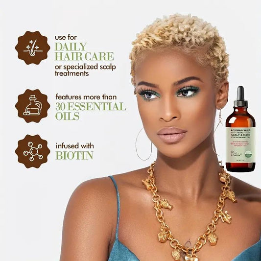 Rosemary Mint Scalp & Hair Strengthening Oil