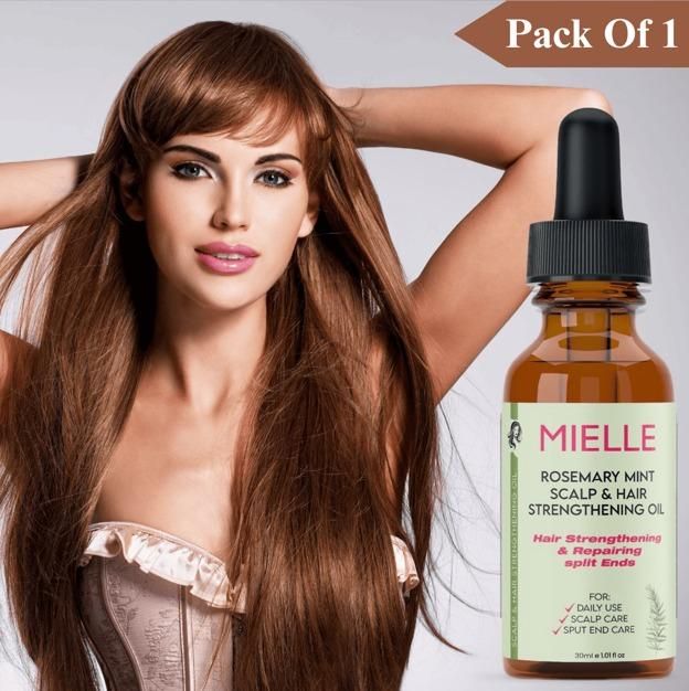 Rosemary Mint Scalp & Hair Strengthening Oil 30ml (Pack Of 1)