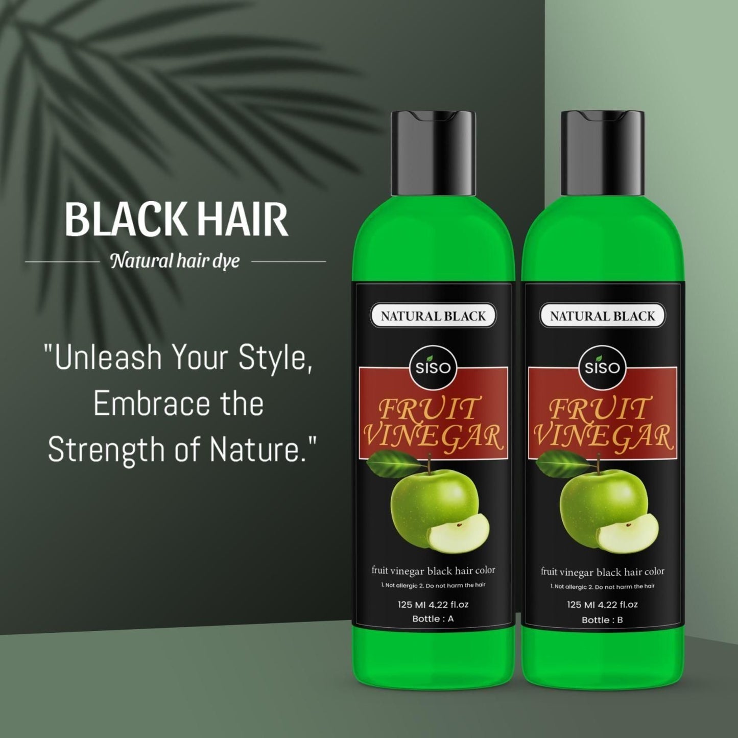 SISO FRUIT VINEGAR Shampoo (Pack of 2) 240ml