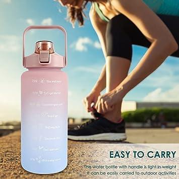 3 Pack Motivational Water Bottles Set