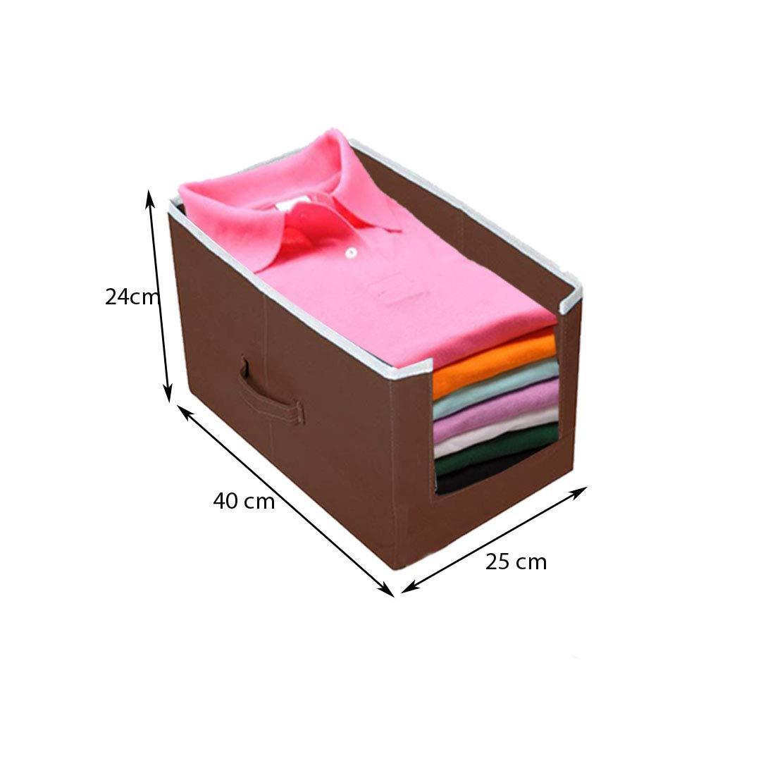 Closet Organizer-Foldable Shirts and Clothing Organizer Stackers(Pack of 2)