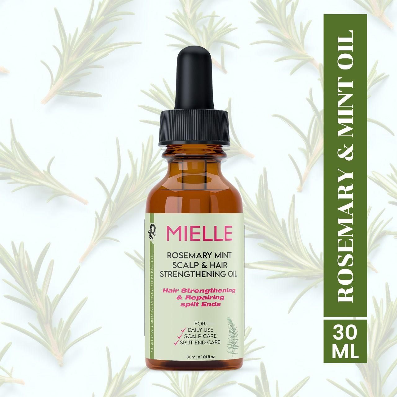Rosemary Mint Scalp & Hair Strengthening Oil 30ml (Pack Of 1)
