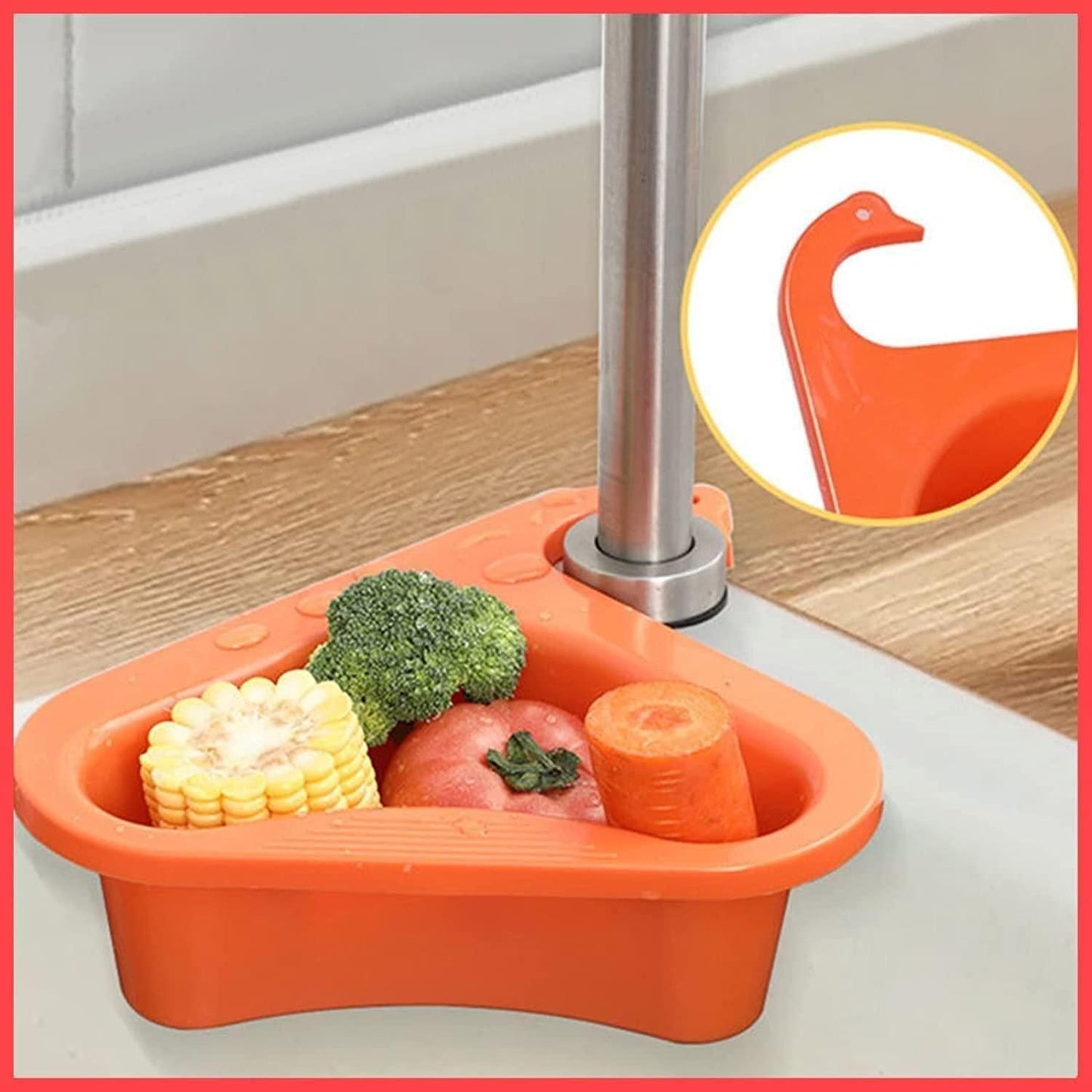 Corner Dish Drying Rack Sink - Pack of 2