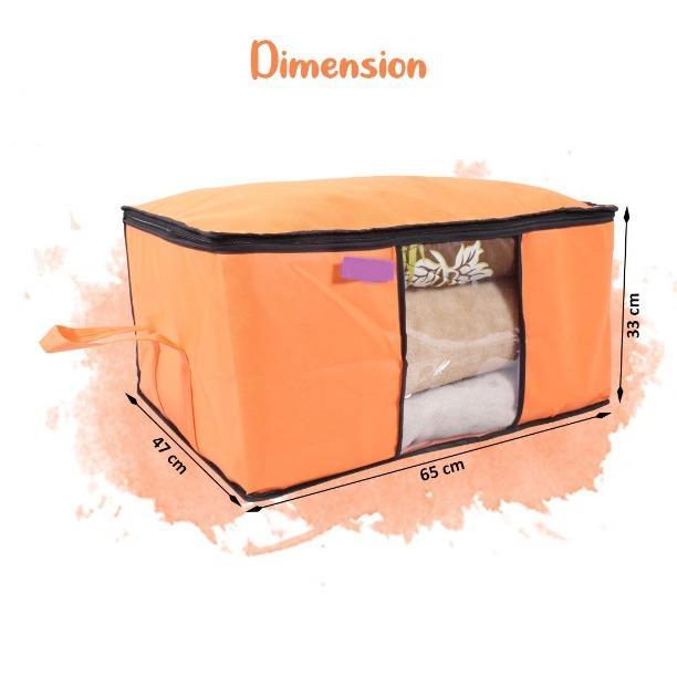 Storage Organizer- Solid Non Woven Storage Organizer (Set of 3)