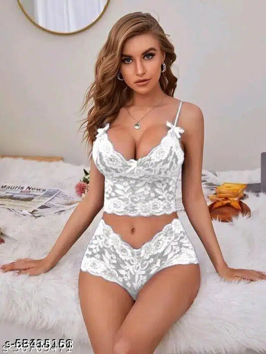 Babydolls for Women (White, XS) (Set of 1)